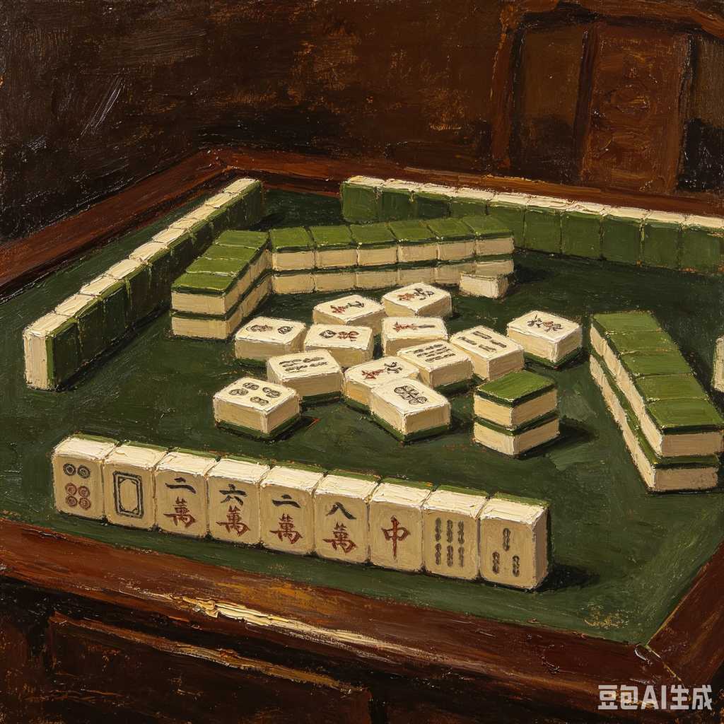 shiny mahjong tiles luxury