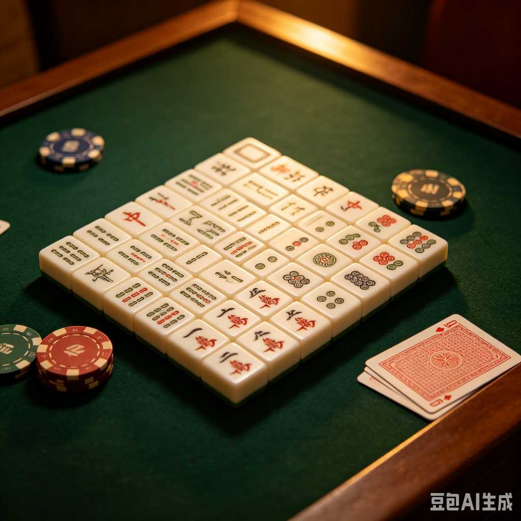 pastel color mahjong tiles